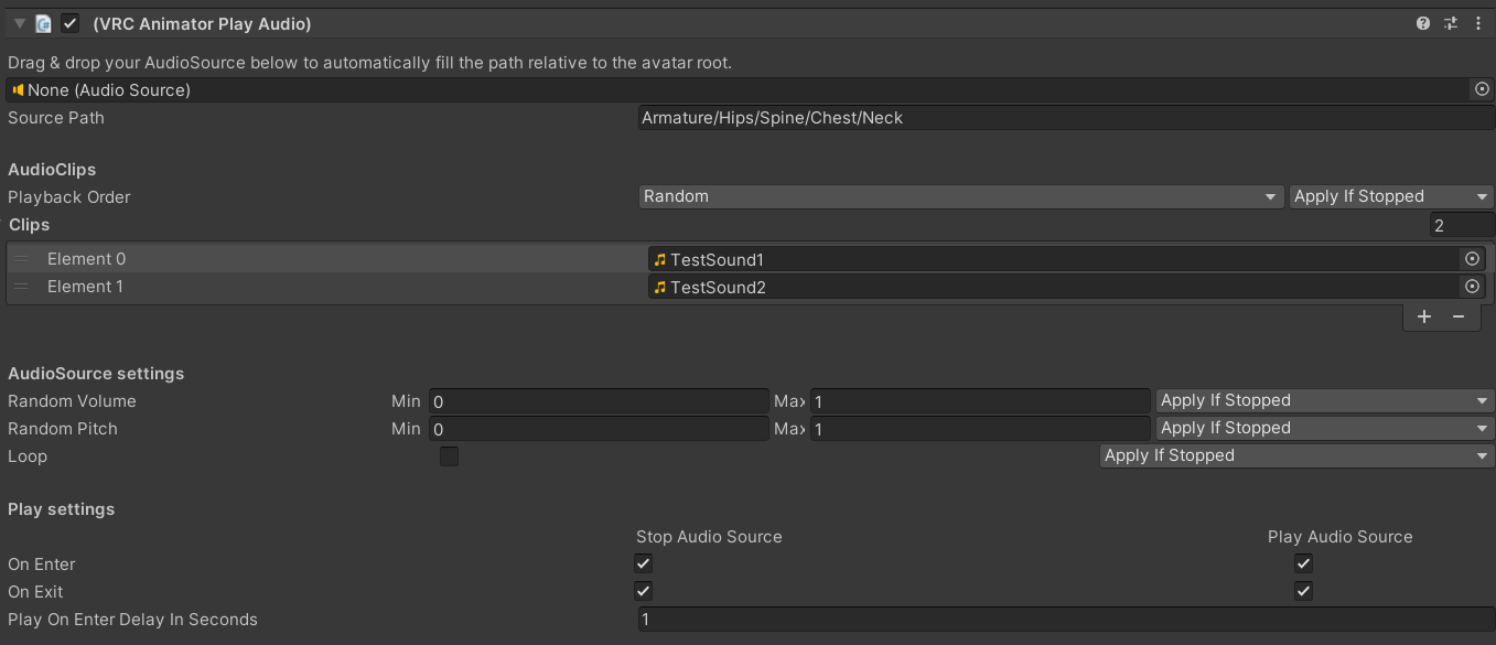 A VRC Animator Play Audio State Behaviour